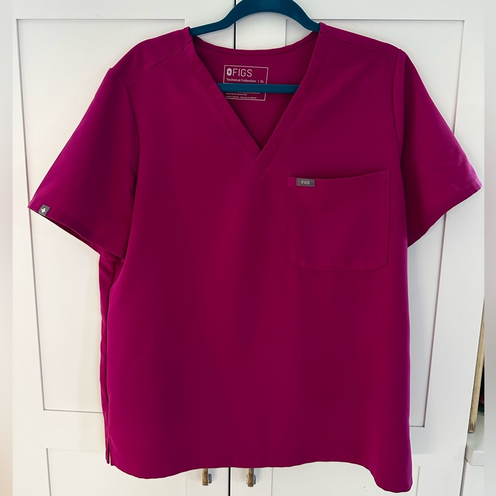 FIGS Raspberry Sorbet scrubs! XL and XL Tall